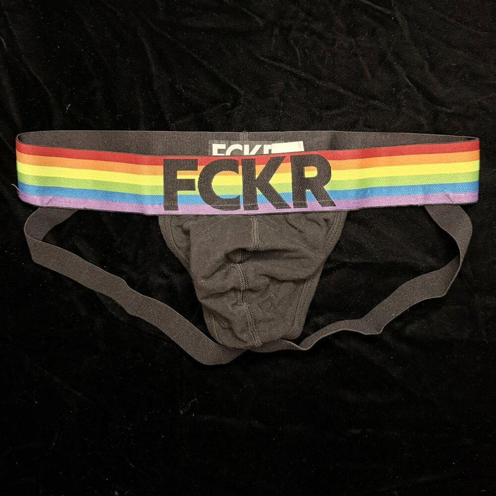 Rainbow Band Jockstrap Small